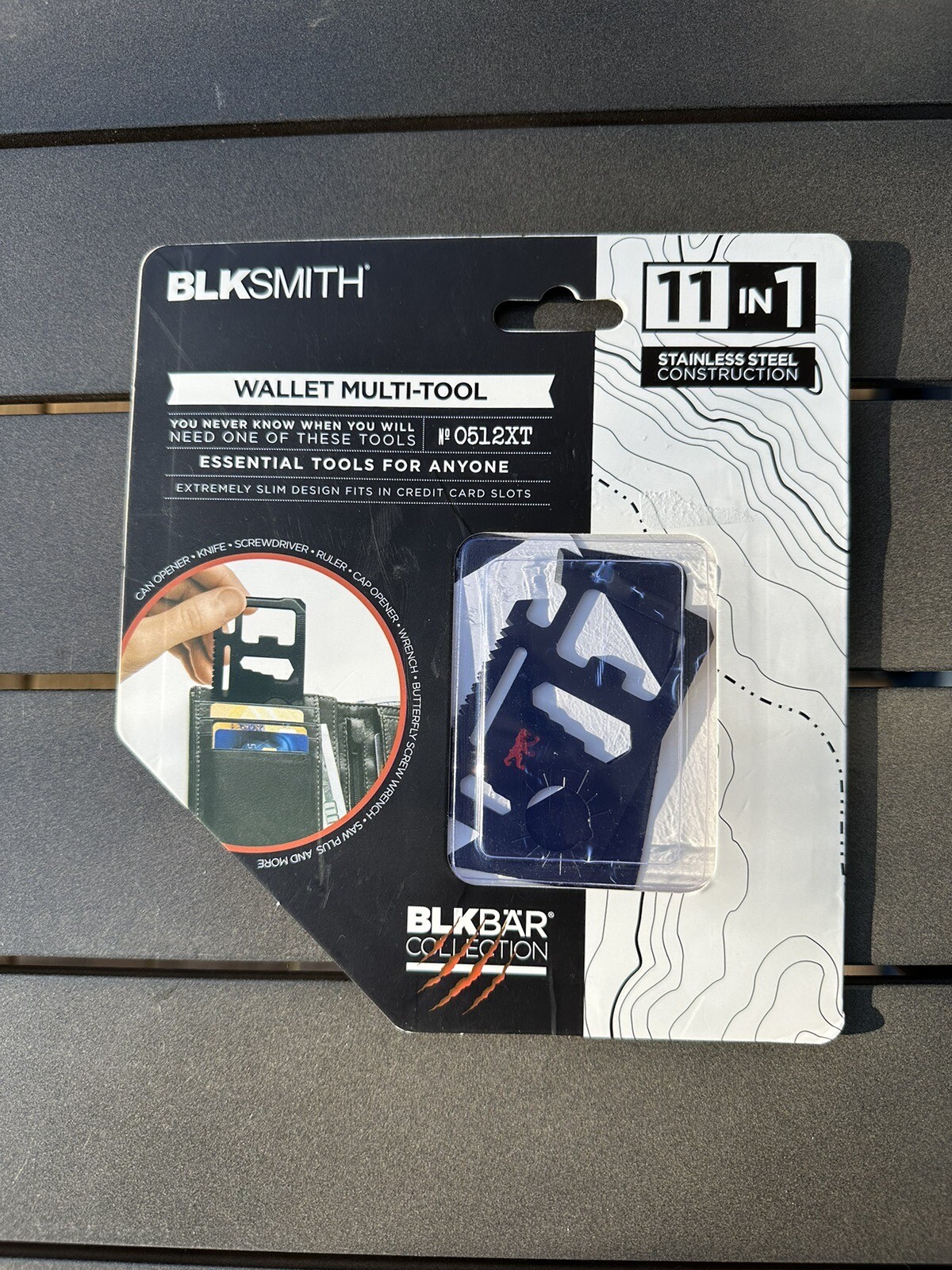 BlkSmith Wallet Keycard Slim Multi tool – CIB
