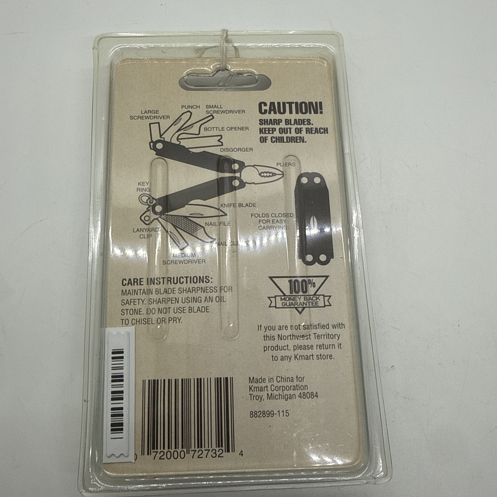 NORTH WEST TERRITORY MULTI-TOOL