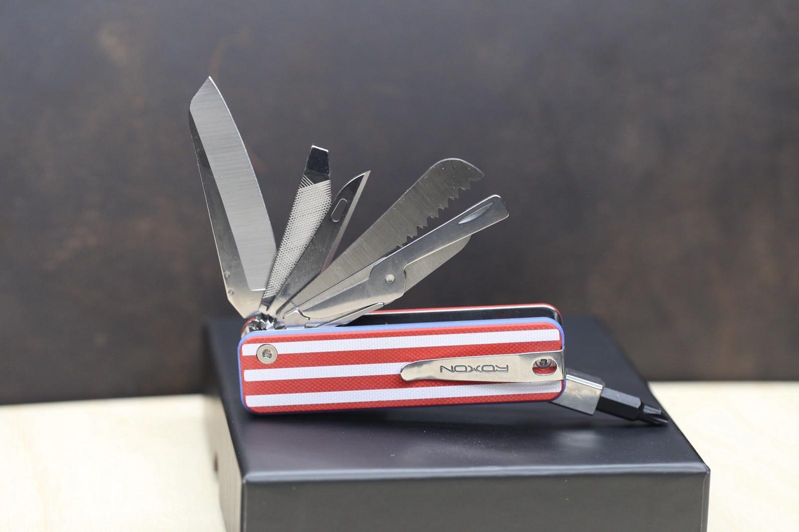 Roxon Flex Companion LIMITED EDITION 4th July US FLAG Multi Tool Pocket Knife