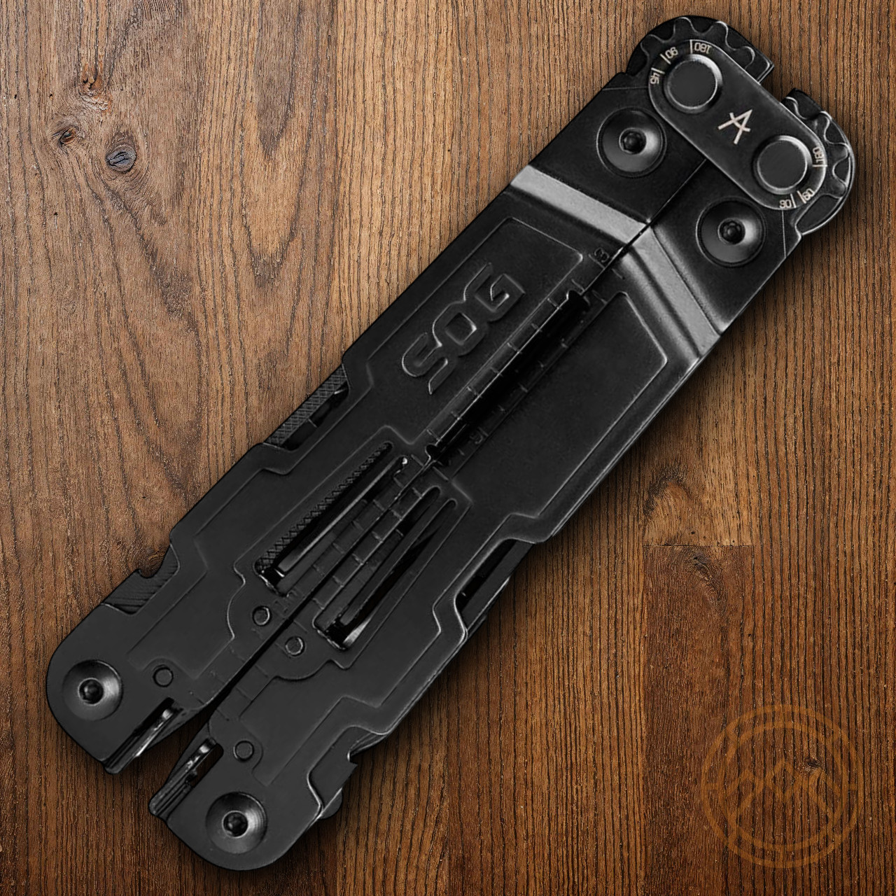 SOG Poweraccess Multi Tool Black Pliers Screwdrivers Wire Cutter / Crimper Awl