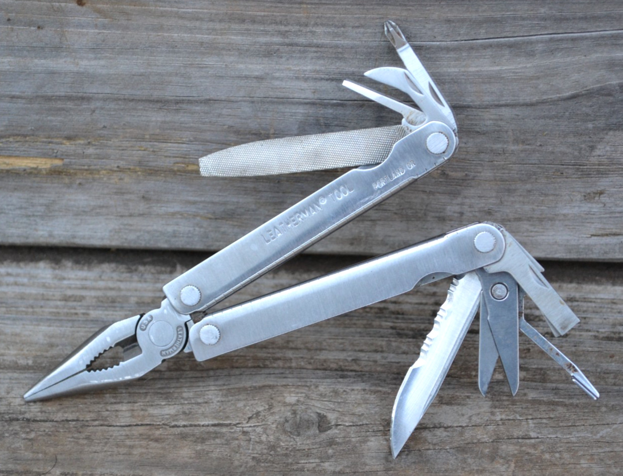 Vtg Leatherman The Original PST II Multi-Tool Pliers Scissors Knife & Others USA