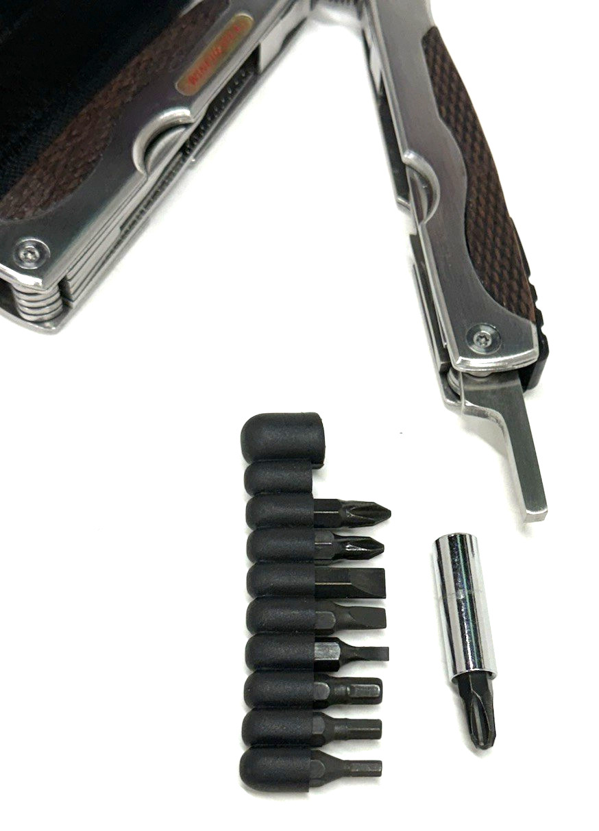 Winchester Multi Tool + Pocket Knife + 7 extensions + 8 pc accessories + Pliers