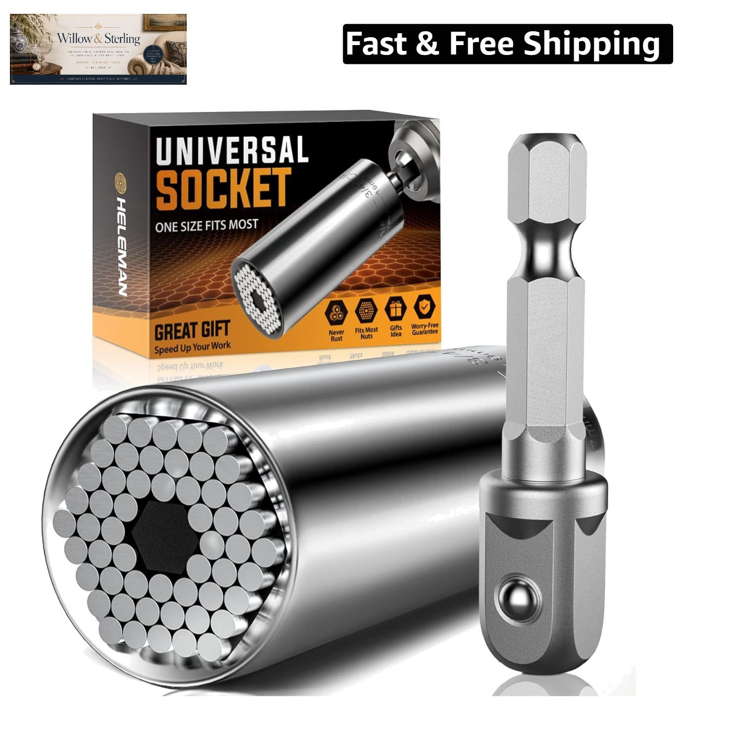 Fathers Day Dad Gifts from Daughter Son, Super Universal Socket Tools Gifts f…