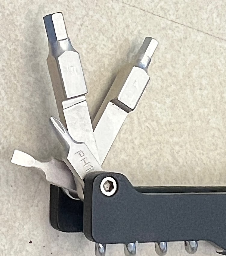 SANTANA 10 Function Folding Bike Multi-Tool 2-6mm, T25, Screwdrivers BRAND NEW