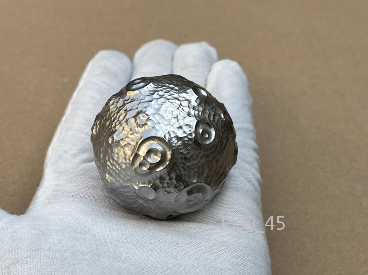 EDC Pure Titanium Solid Meteorite Hand Ball Collectible Fingertip Toys