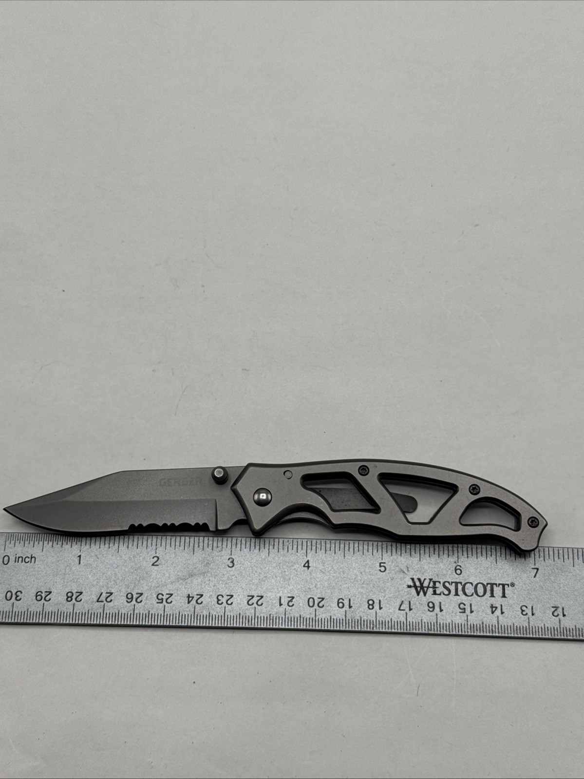 Gerber Suspension NXT & Paraframe II Knife Combo – Silver & Ti Grey