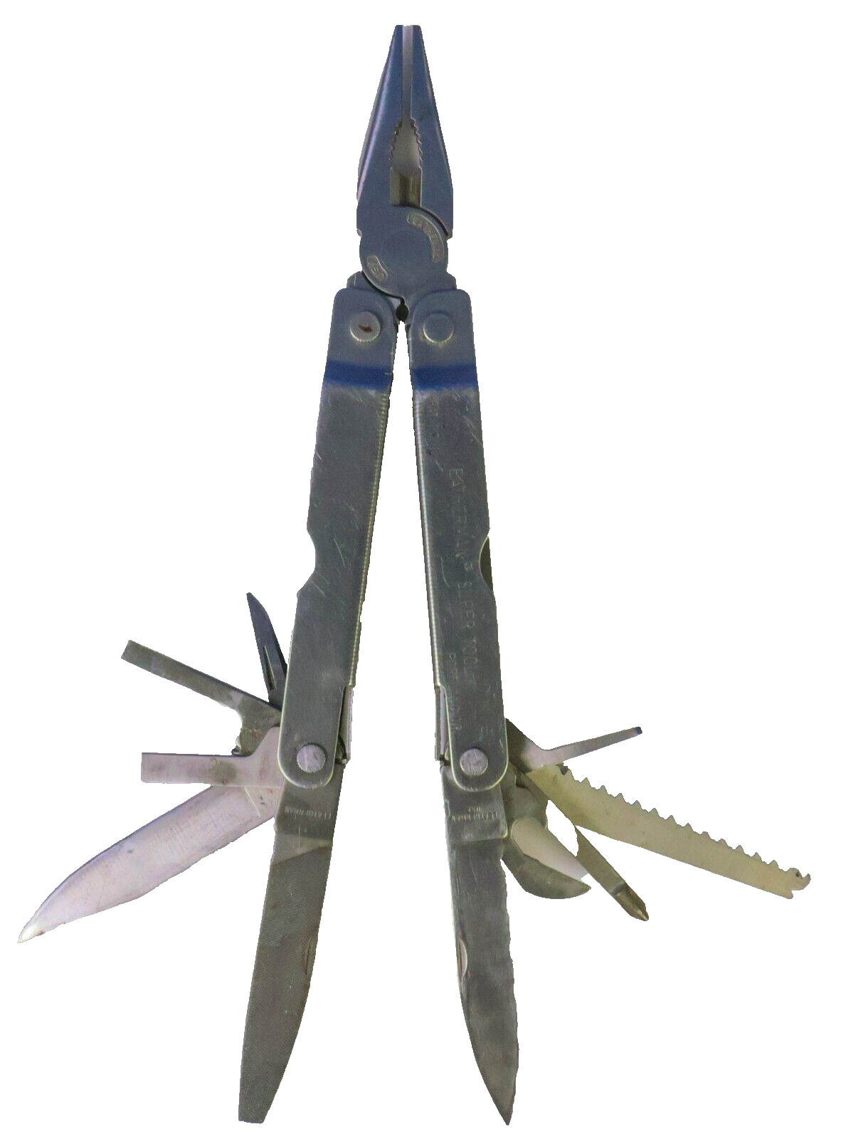 1990s First Gen Leatherman Super Tool Multitool Stainless Steel Pat Pend 1194