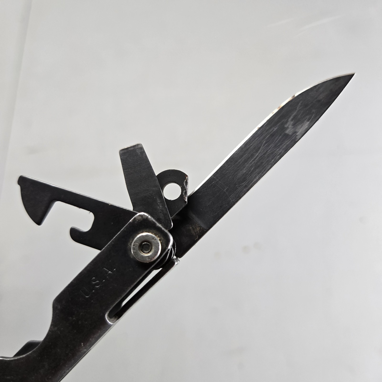 Vintage USA Gerber MultiTool Blunt Pliers Patent #5142721-#5212844 Stainless