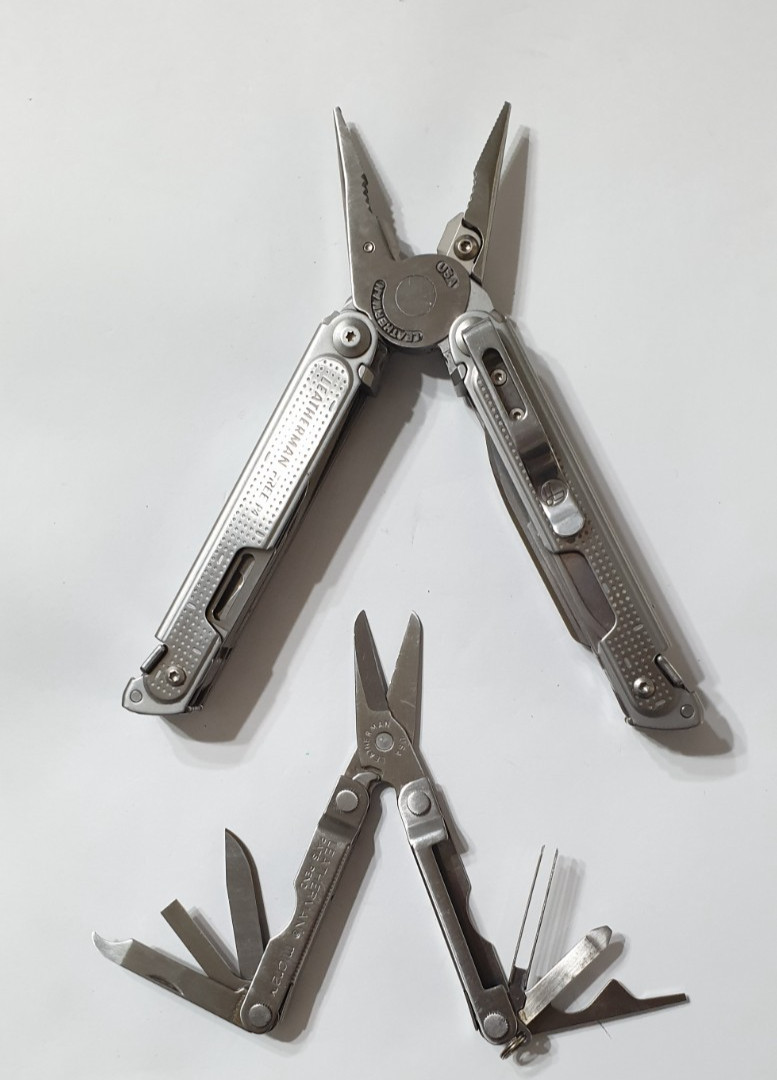 🔥🔥🔥 Leatherman Rare Retired Free P4 One Hand Opening + Micra Multi Tool