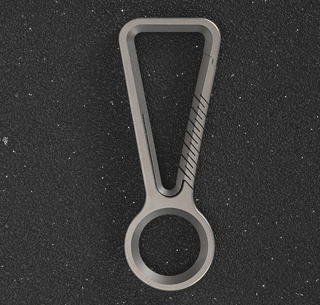TC4 Titanium Alloy Keychain Car Key Chain Quality Portable Carabiner EDC Tool