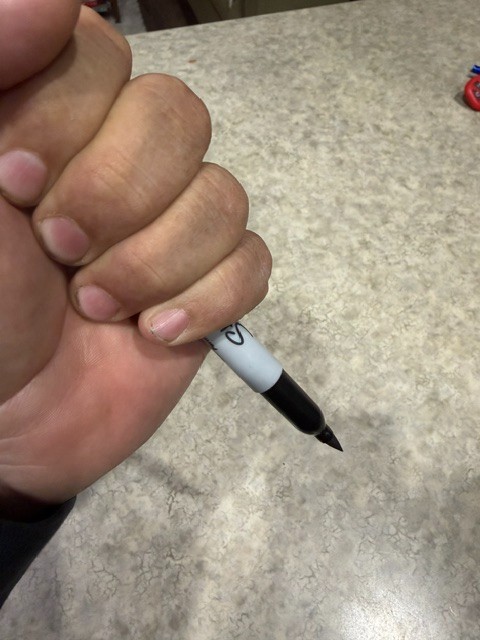 Self Defense Pen Tactical Sharpie pens with G10 point EDC