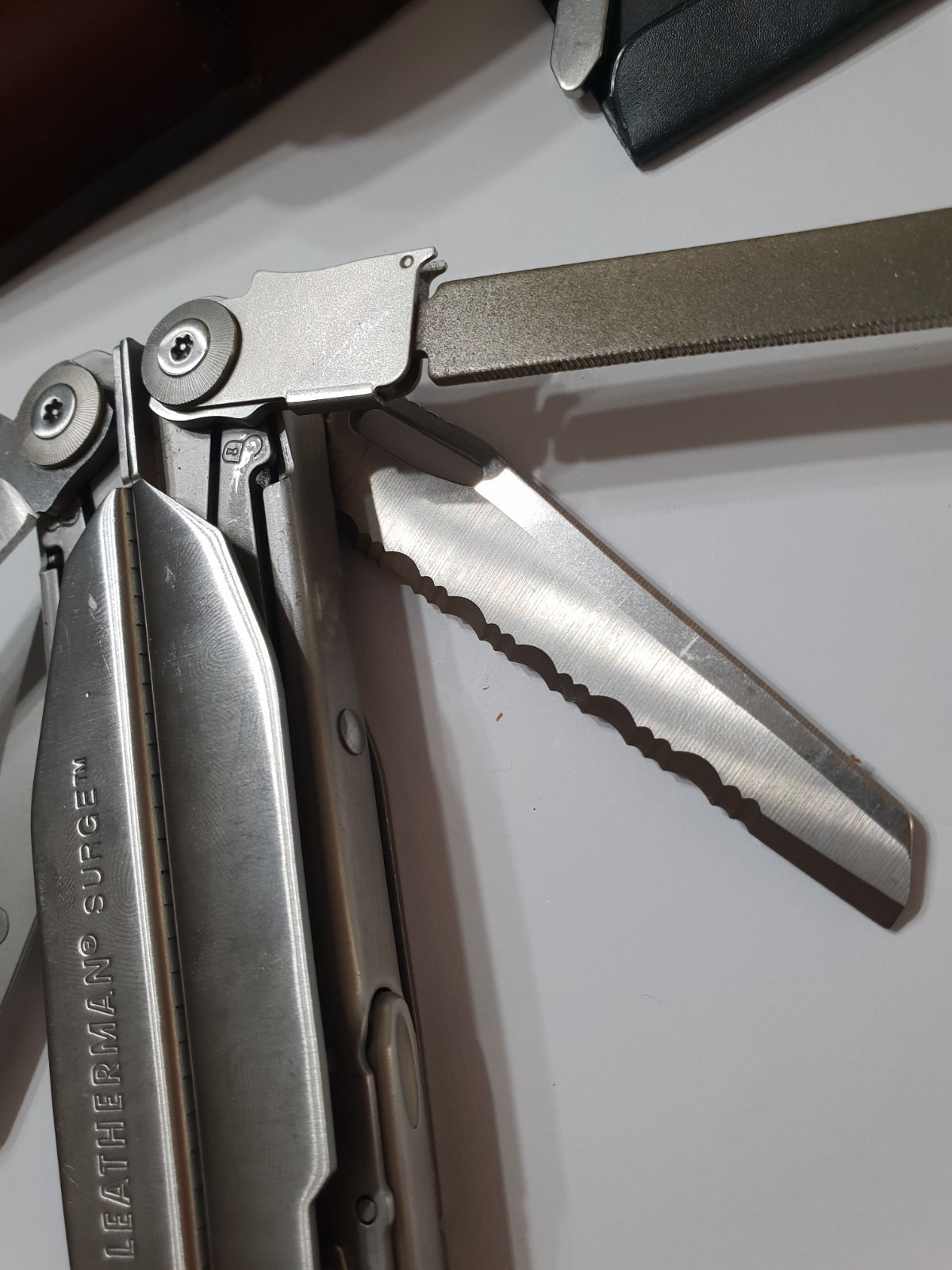 🔥🔥🔥 Leatherman Surge Gen1 Large Leather Sheath Retired Collectable Very Rare