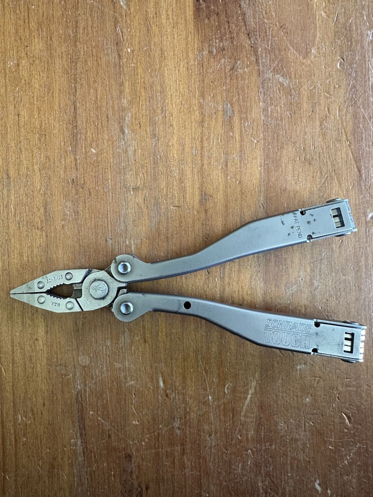 Vintage Schrade Tough-Tool Multi-Tool Pliers Knife – Made In USA