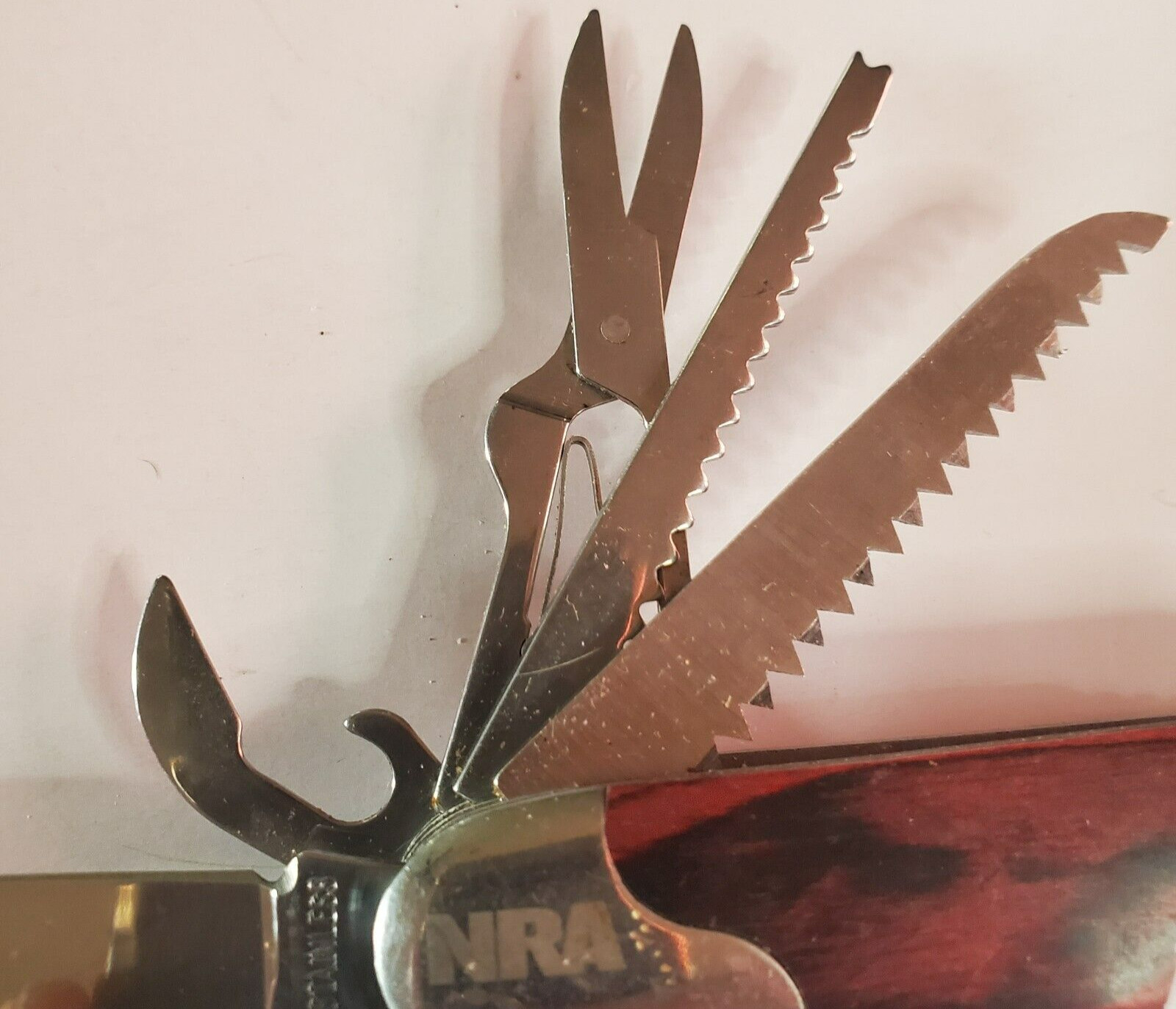 Vintage NRA Pocket Multi-Tool Knife Camping Hunting Tool K#4