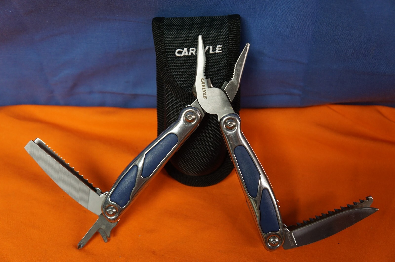 Carlyle MT17 Precision 17 Function Stainless Steel Multi Tool W/Case