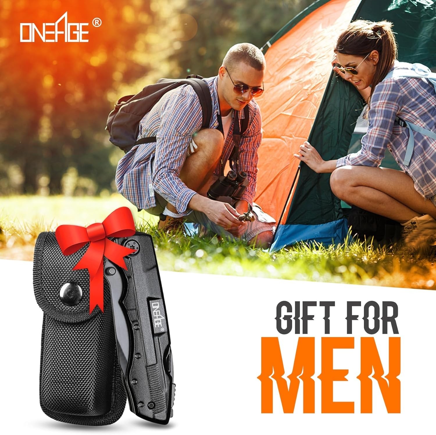Gifts for Men Him Dad, Pocket Multitool Knife, Christmas Stocking Stuffers fo…