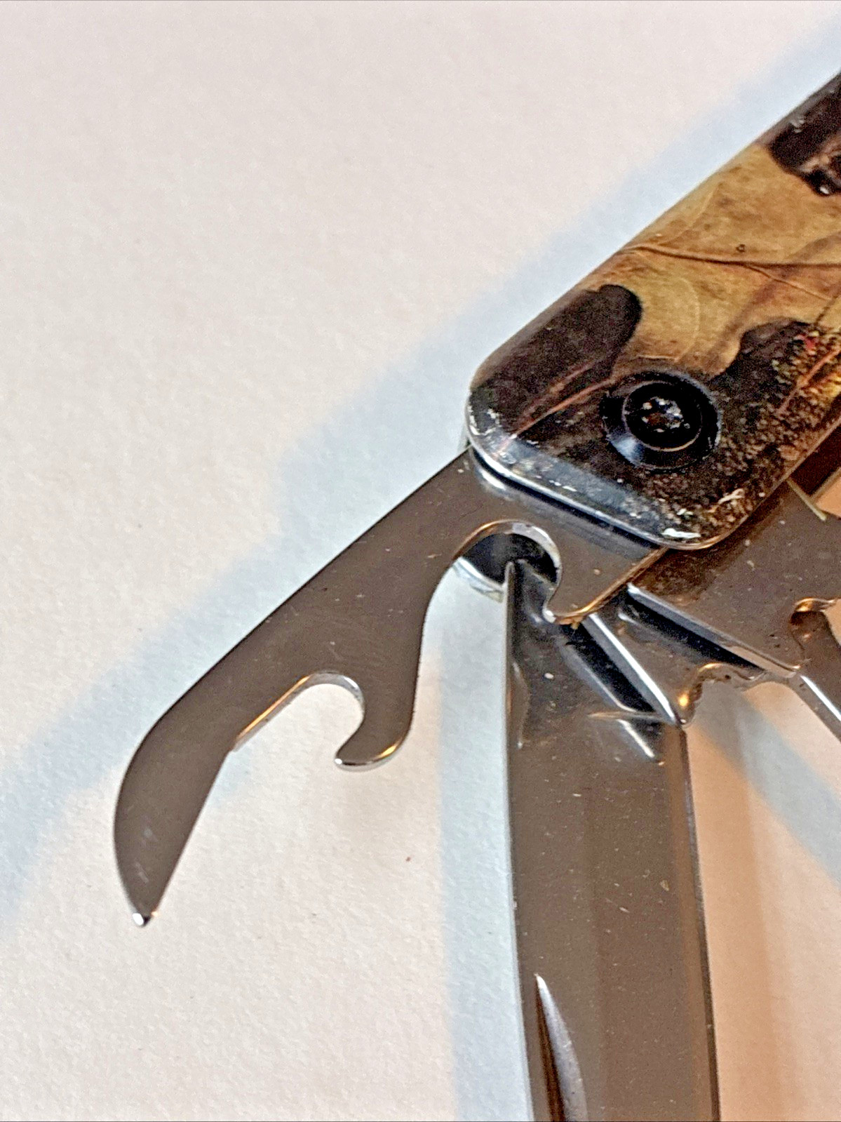 Mossy Oak 13-in-1 Multi-tool Pliers Folding Pocket Tool w/Sheath READ