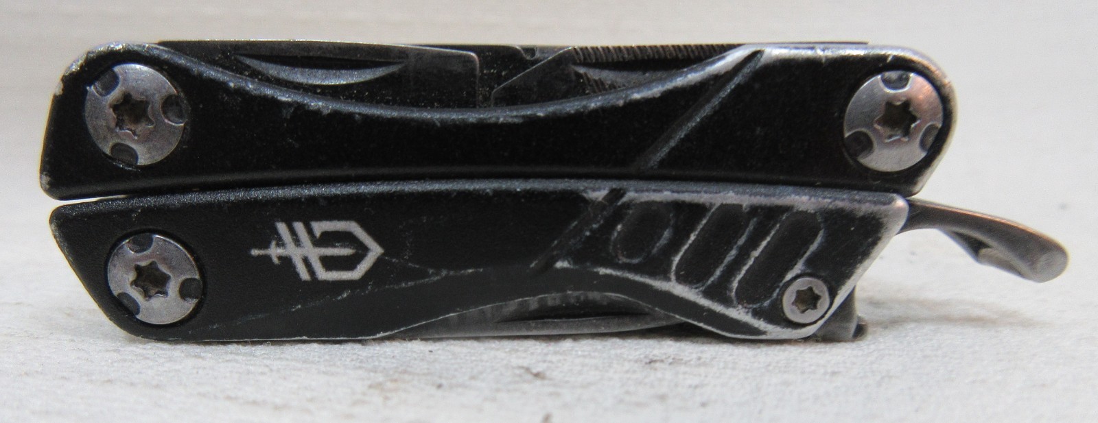 Black Gerber Dime Mini Multi-Tool, Knife- Pliers-Scissors