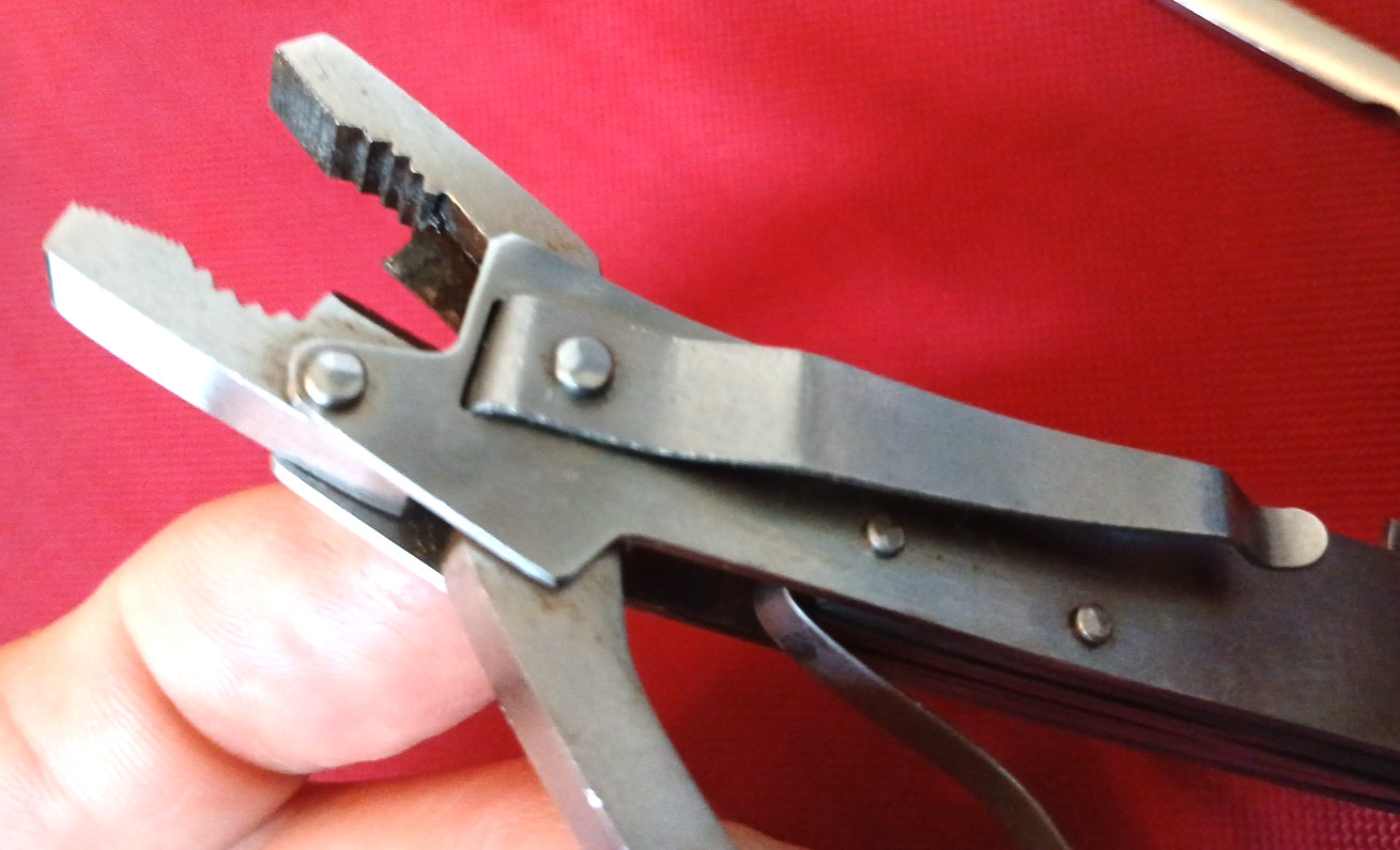 (LOT of 2) 10 & 8-Function Multitool SS Pliers, Saw, Knives, Screw Divers, File