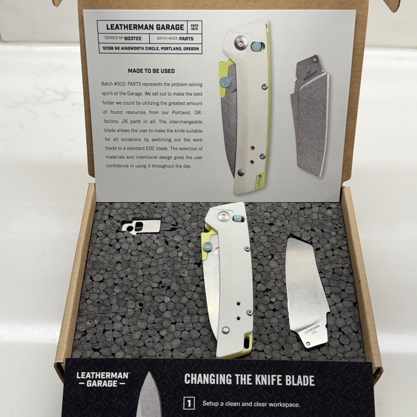 Brand New Leatherman Garage – Batch 003 – “Parts” Limited Edition