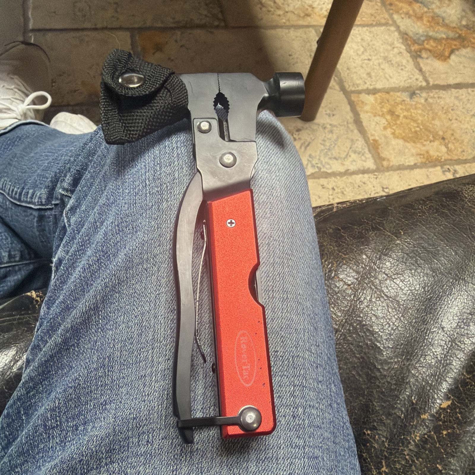Rovertac Multi Tool Hammer Saw Axe Knife Wire Cutter Pliers Wrench Screwdriver +