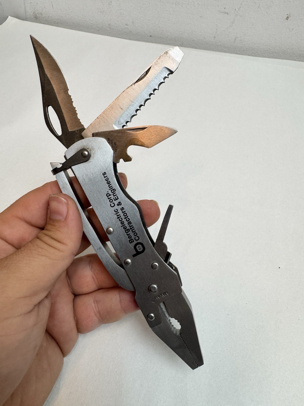 Maxam 14 in 1 Pocket Multi Tool Stainless Steel Heavy Duty (FVS026069)