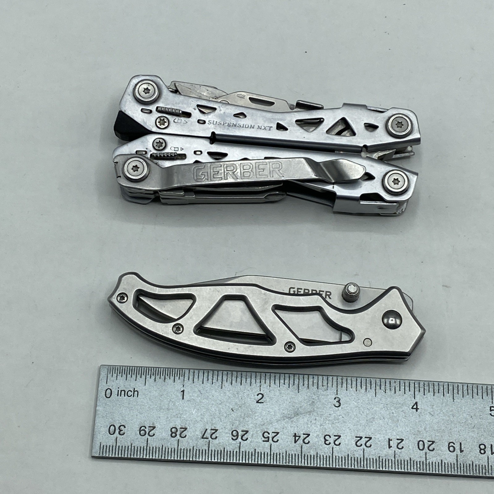 Gerber Suspension NXT & Paraframe I Knife Combo – Silver