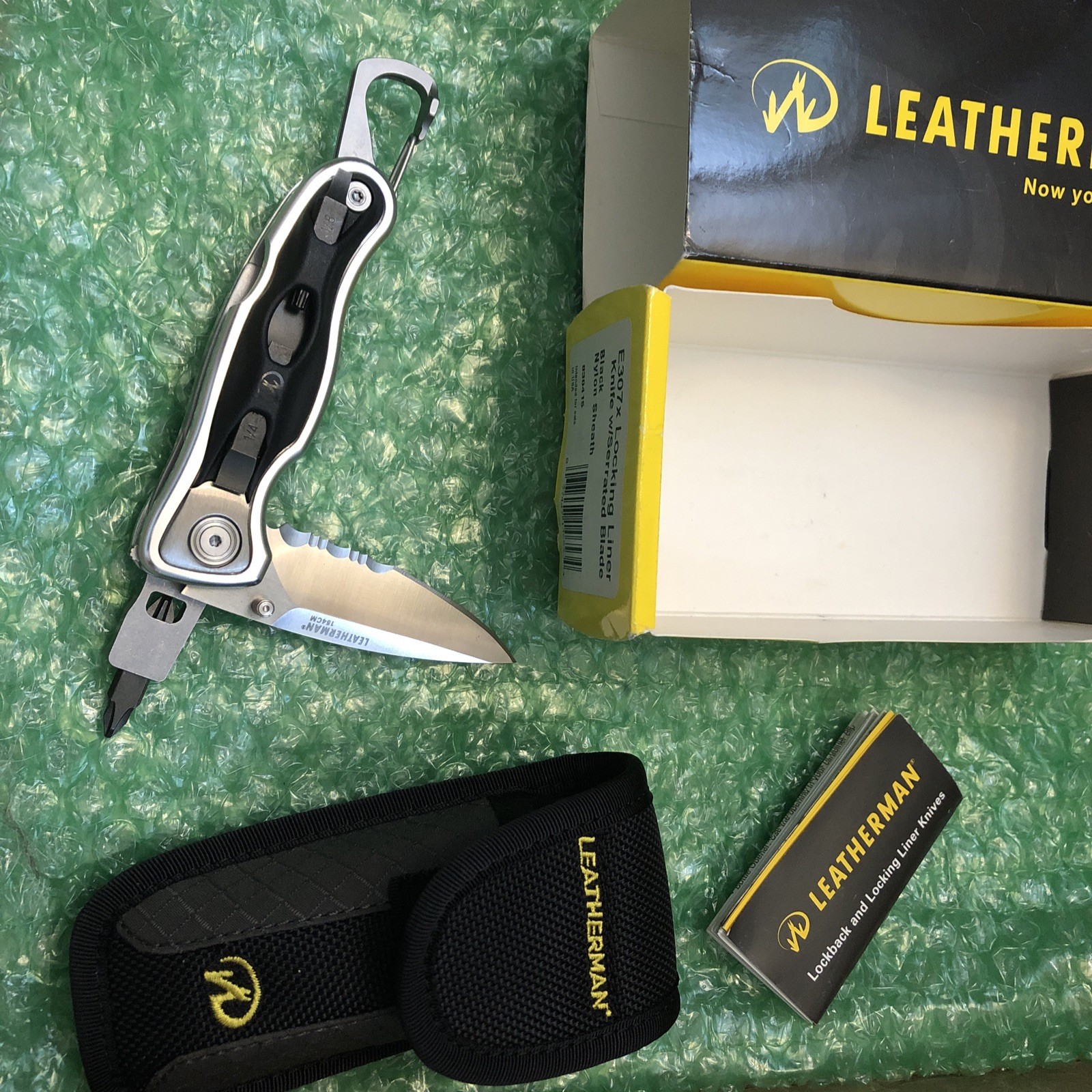 Leatherman E307x knife w/Serrated Blade (Similar to e306x e304x Expanse Series)