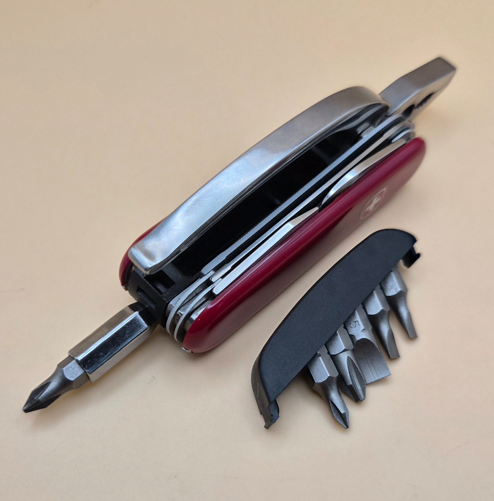 Wenger POCKET GRIP MINI GRIP Swiss Army Knife BLUNT-NOSE – Good Condition