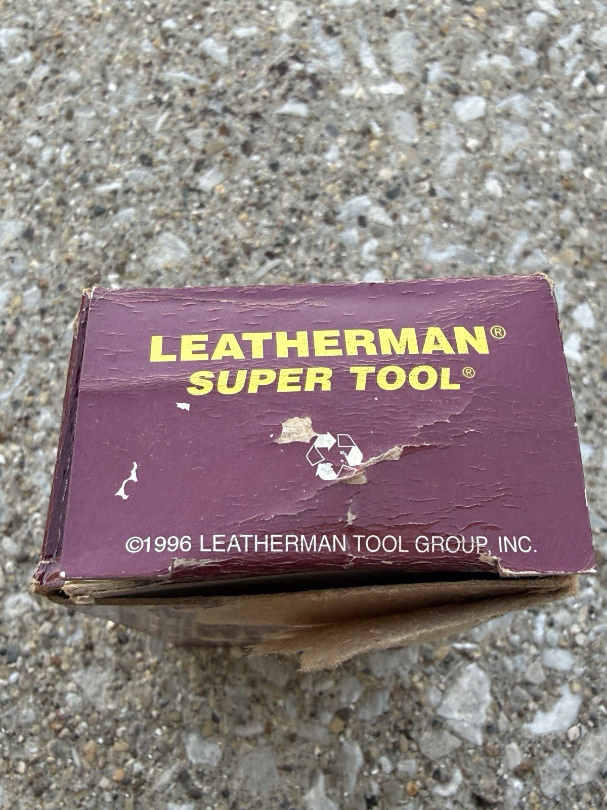 Vintage Unused (but has rust) Leatherman Super Tool w/ Box & Sheath 1996