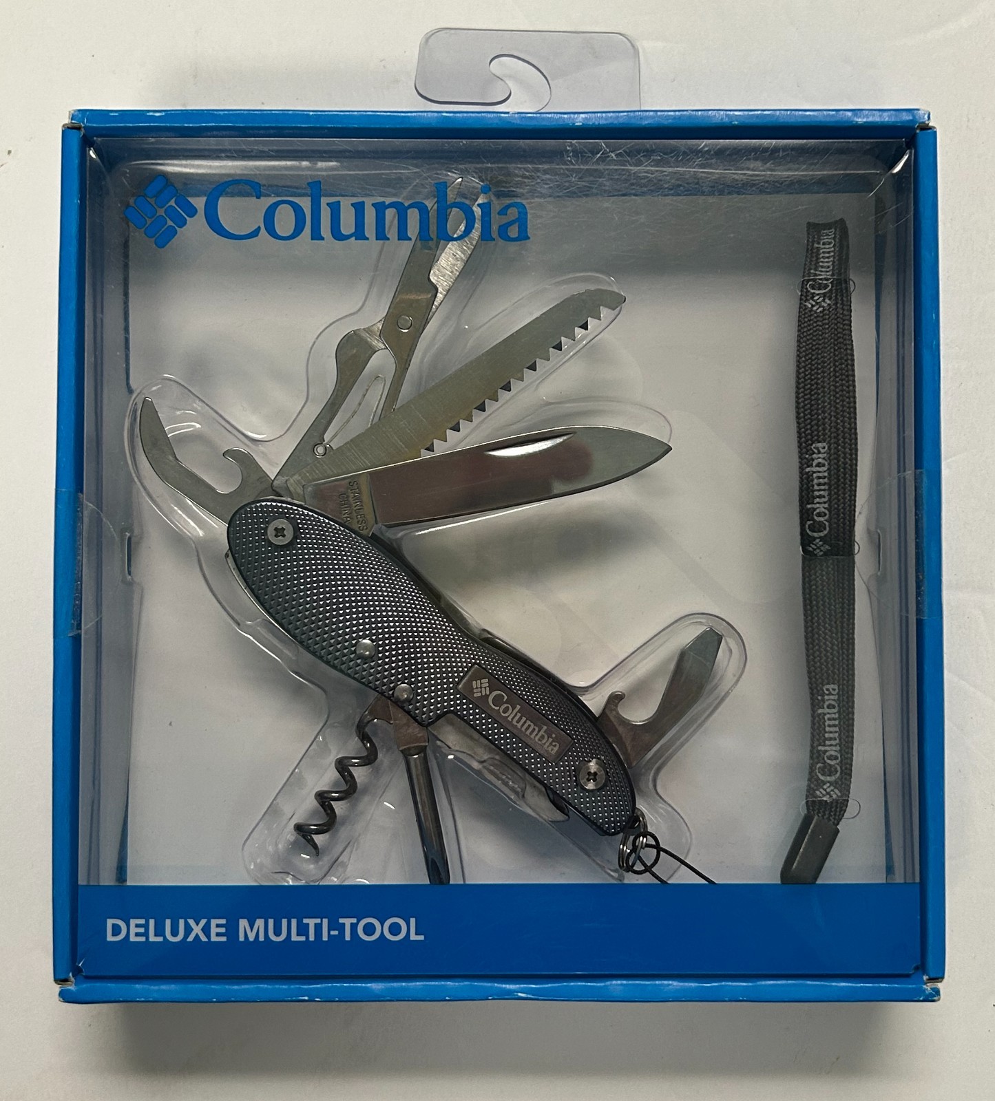 Columbia Deluxe Knife Multi-Tool – 11 Function – Color: Stone