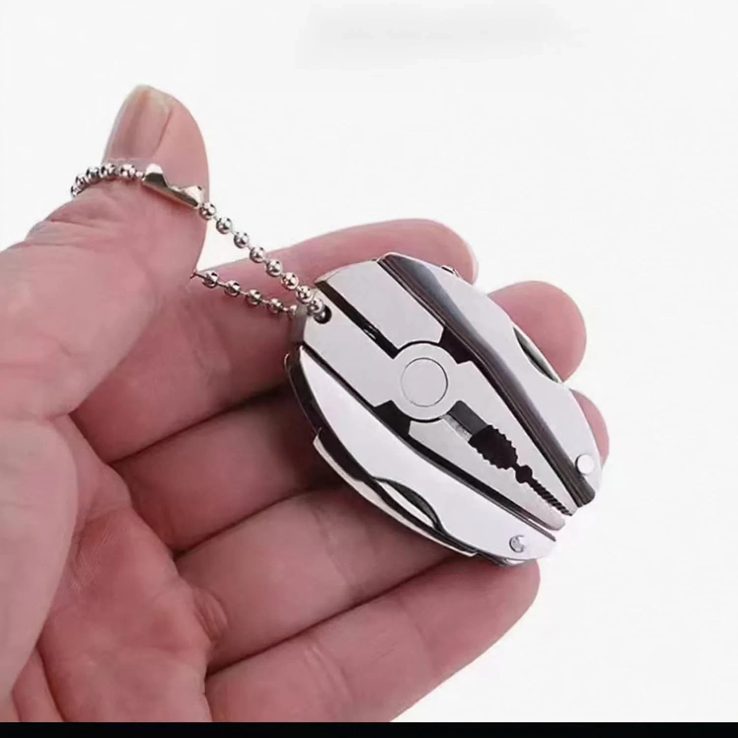 Pocket Multi Tool Pliers Mini Folding Key Chain Fishing Camping Small Pliers Lot