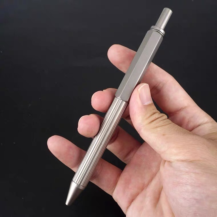 Titanium Alloy Mini Portable Pen Collectible Write Signature EDC Multi-Tool Pen