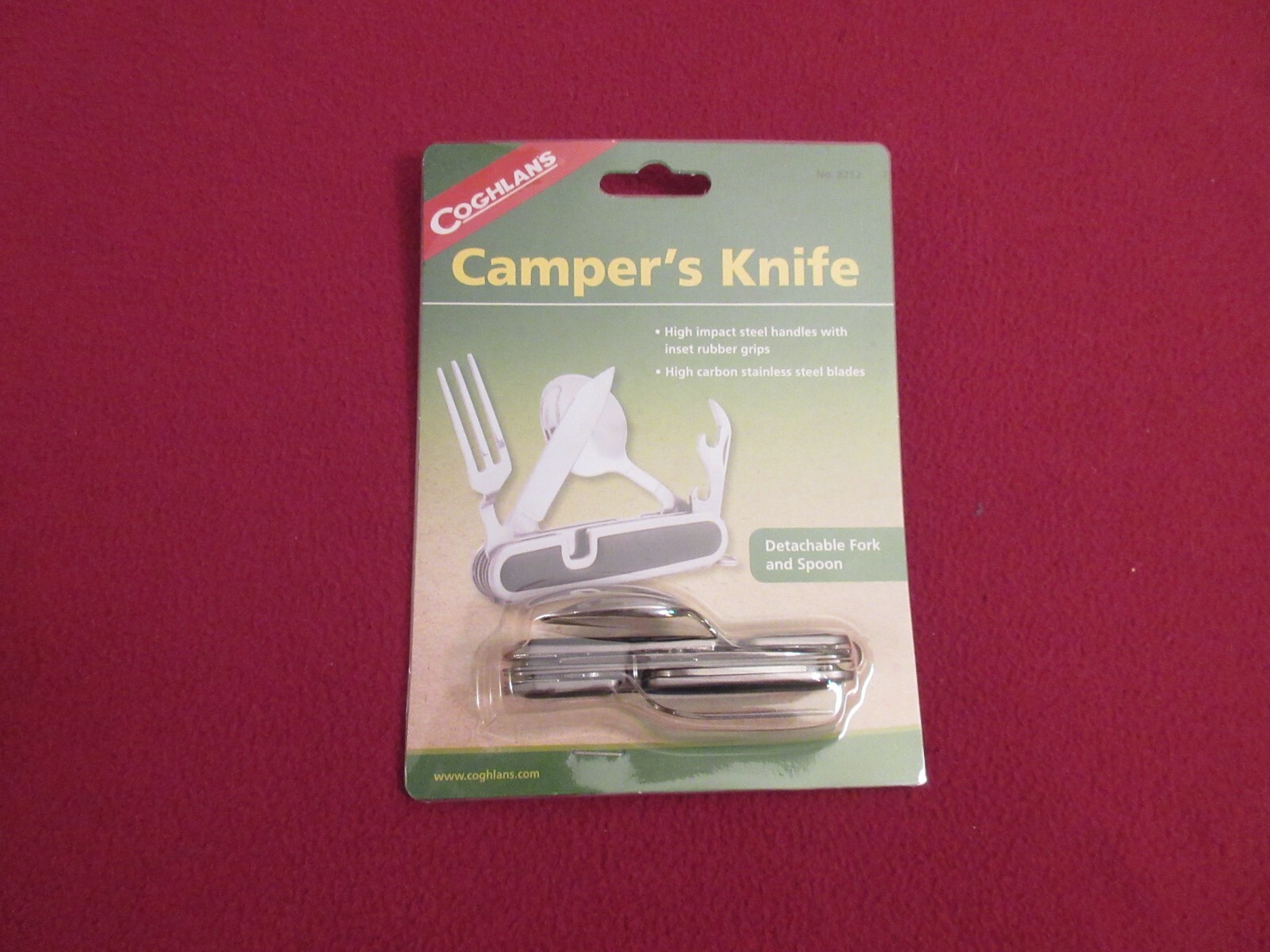 COGHLANS CAMPERS KNIFE HOBO POCKET TOOL STAINLESS STEEL 5 FUNCTION UTENSIL SET
