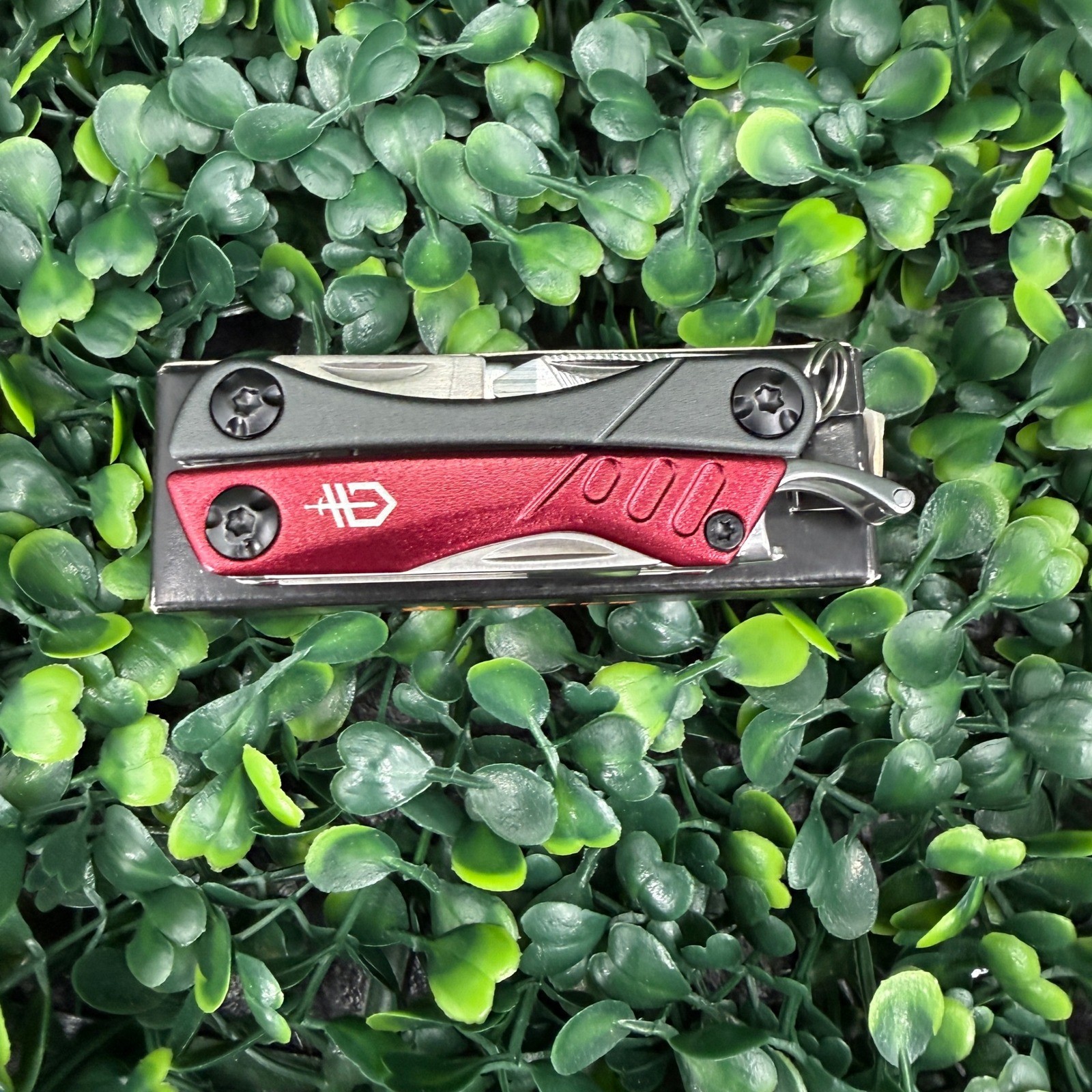 Gerber Dime Multi-tool Red Black Keychain Pliers Scissors 31-001132 EDC Pocket