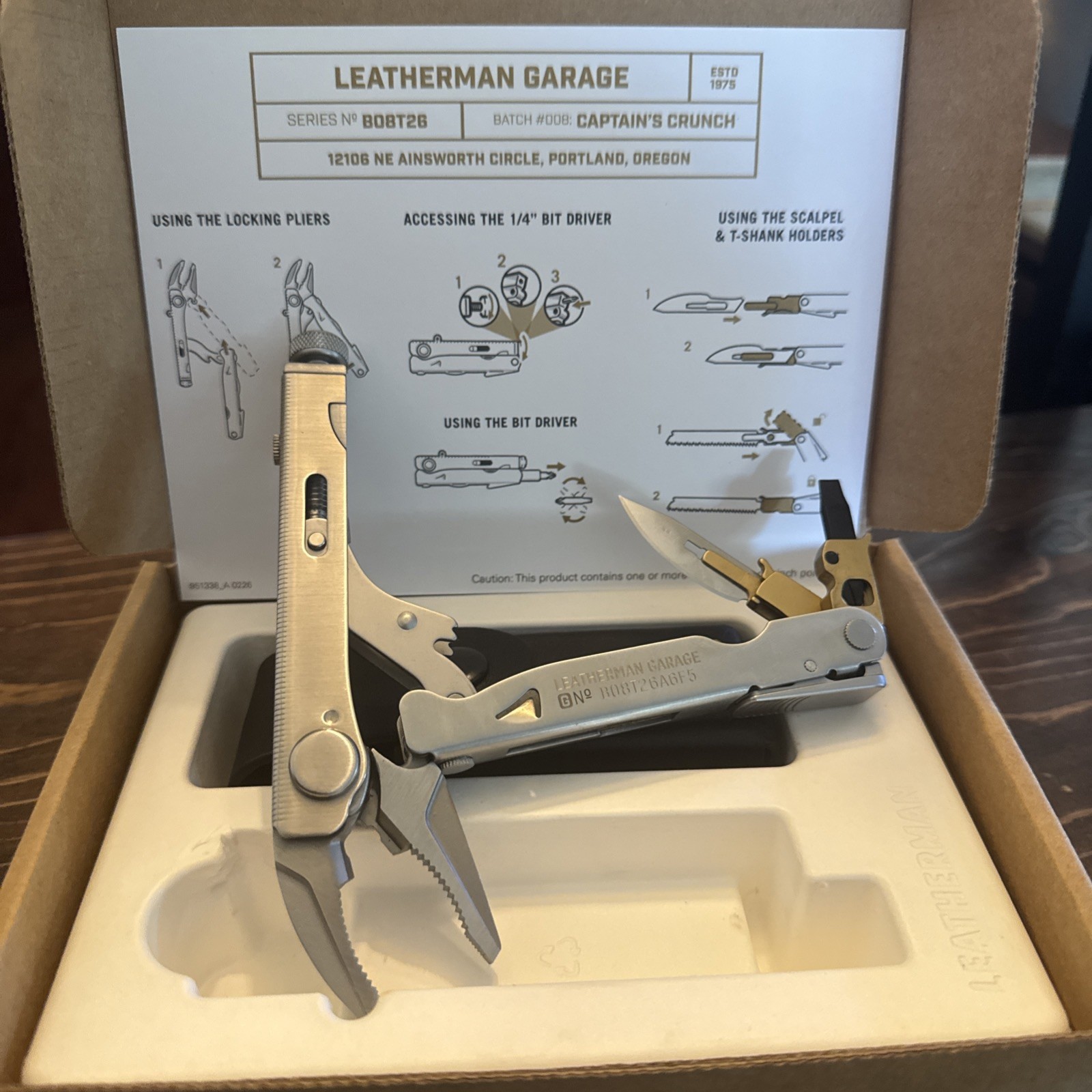 Leatherman Garage Batch #008 Captain’s Crunch
