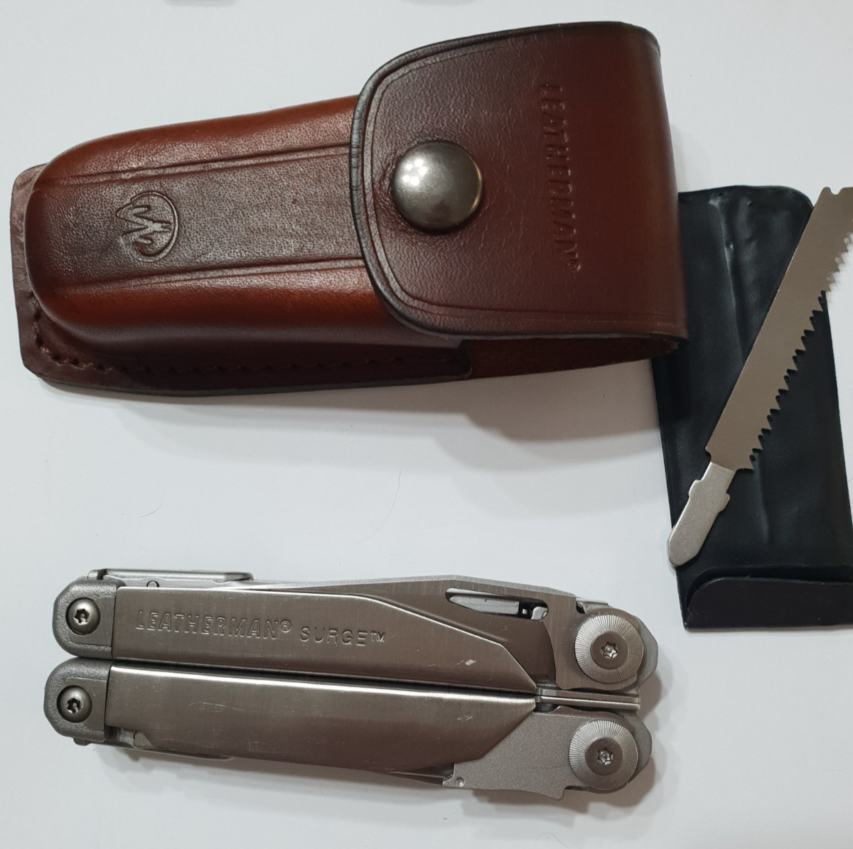 🔥🔥🔥 Leatherman Surge Gen1 Large Leather Sheath Retired Collectable Very Rare