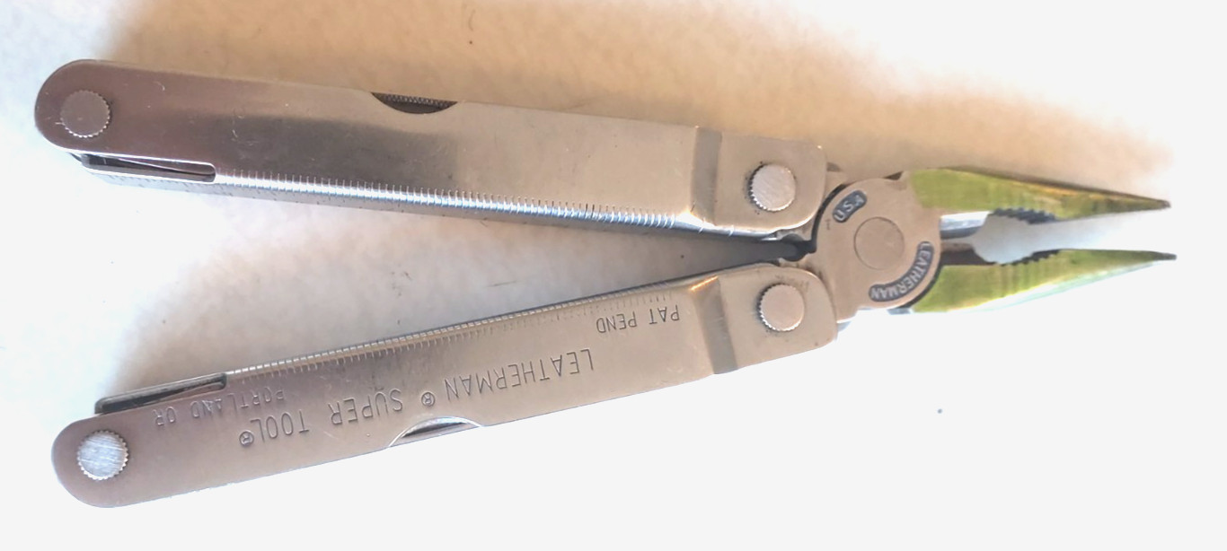 VINTAGE LEATHERMAN SUPER TOOL USA MULTI-TOOL 0398 THE ORIGINAL SUPER TOOL 1998