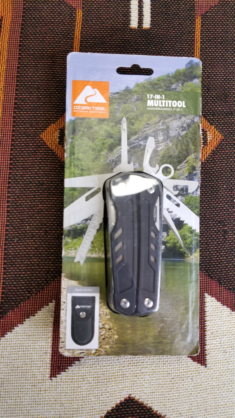 Ozark Trail Outdoor Equipment Survival EDC 17-IN-1 Multi-tool w/ Belt Loop Pouch