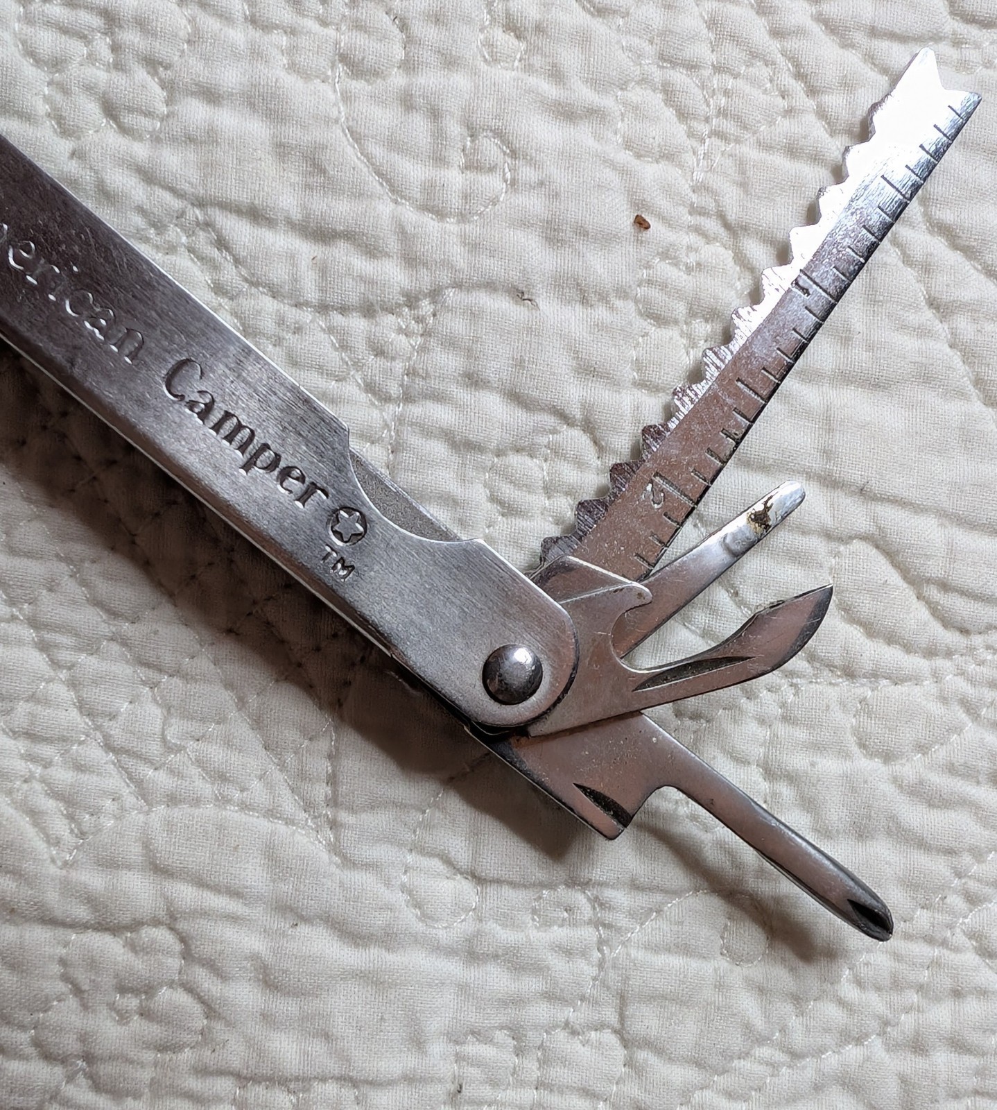 American Camper Multi-Tool with Brown Sheath
