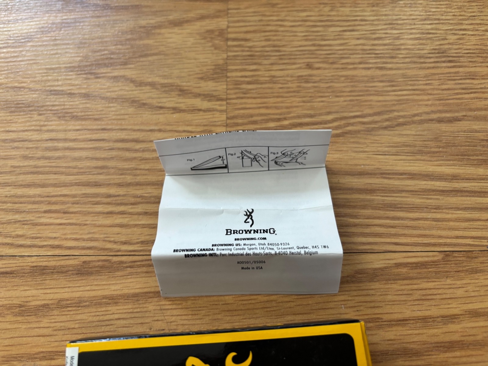 BROWNING 332560 FOLDING KNIFE NEW