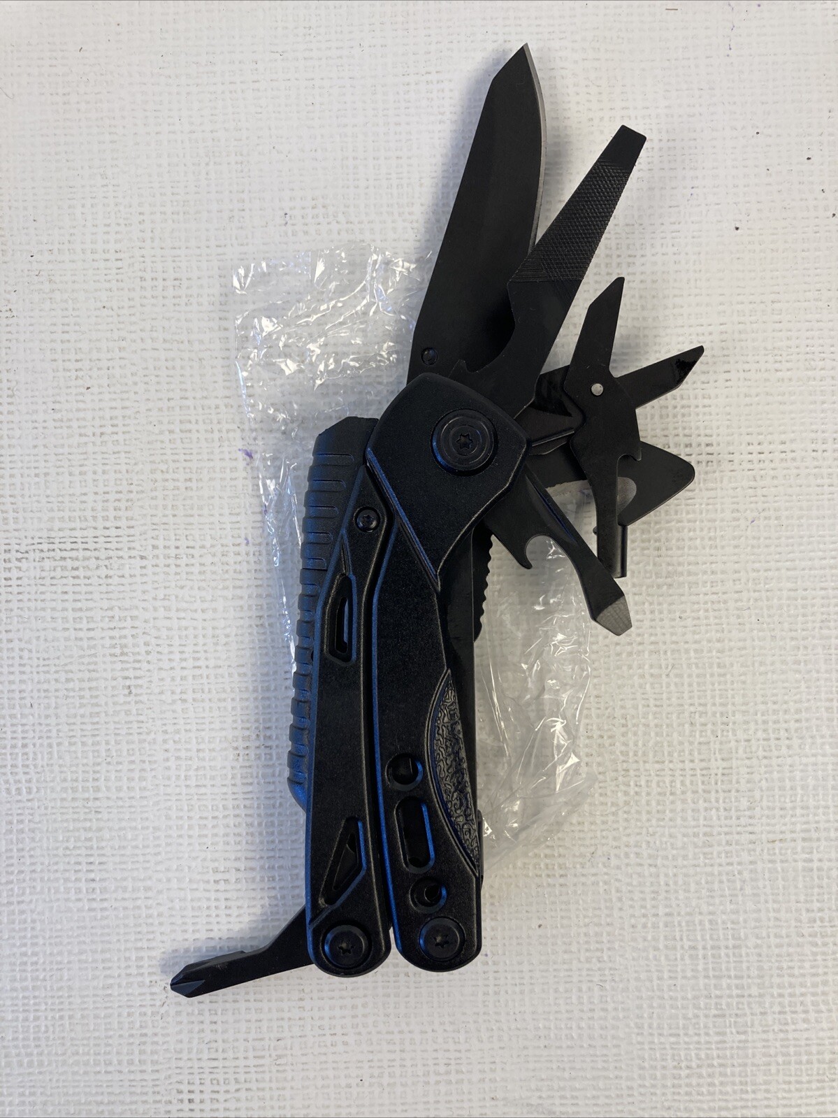 Multi Tool W/ Holster Nylon Belt Clip Pouch Black New NIB 16 Tools