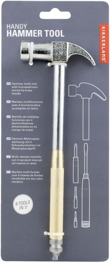 Multi Tool Handy Hammer with 6-in-1 Screwdriver Set, Household Tools,