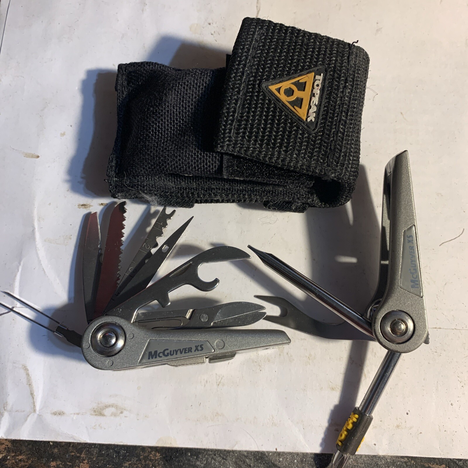 TOPEAK McGUYVER XS Multi-Tool Micro Mini Cycling Hiking MTB Camping Eddie Bauer
