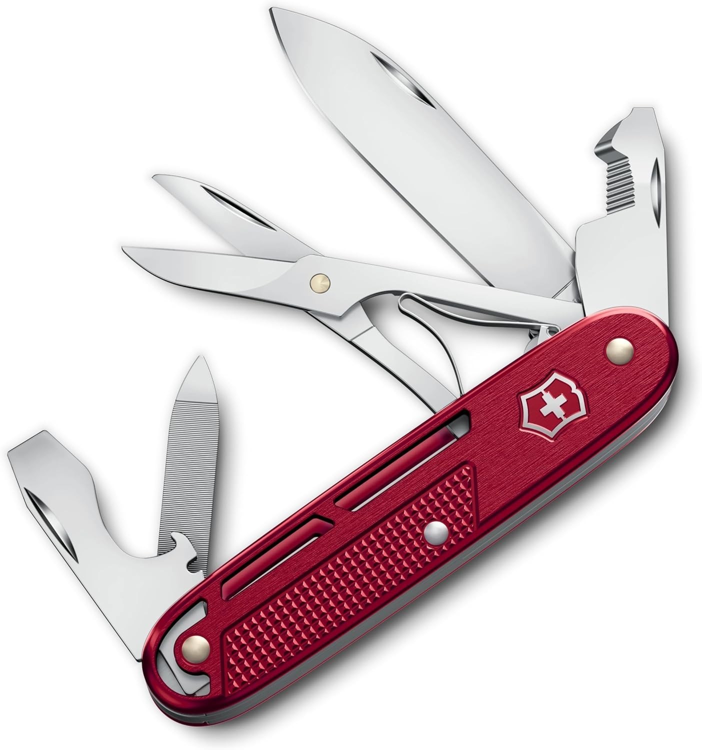 VICTORINOX ALOX Refined Synergy X Red Multi-Tool Knife Perfect 10 Functions New