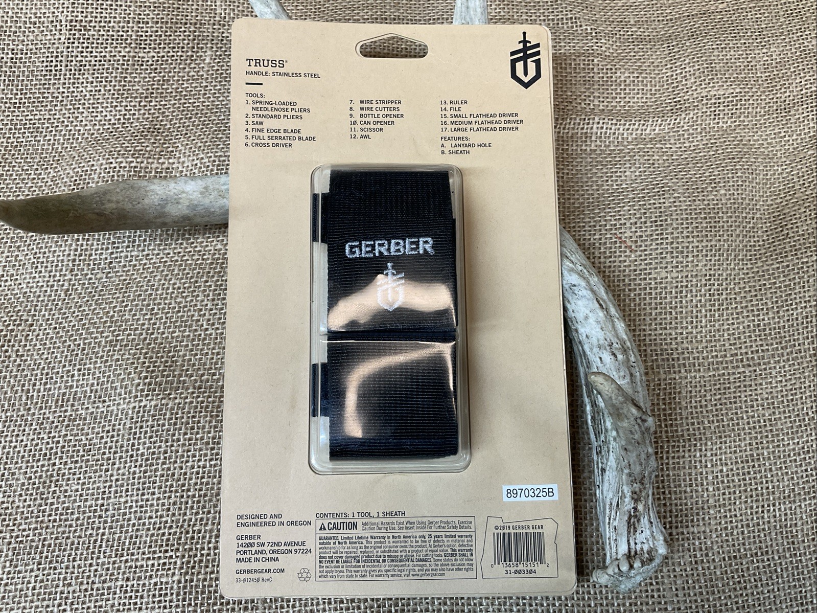 NEW💫Gerber Truss Multi-Tool with Sheath Stainless Steel 31-003305 FAST SHIPPING