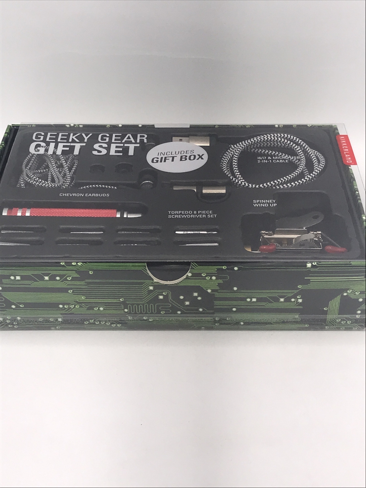Geeky Gear Gift Set Torpedo 8 Piece Screwdriver Spinney Windup Kikkerland New