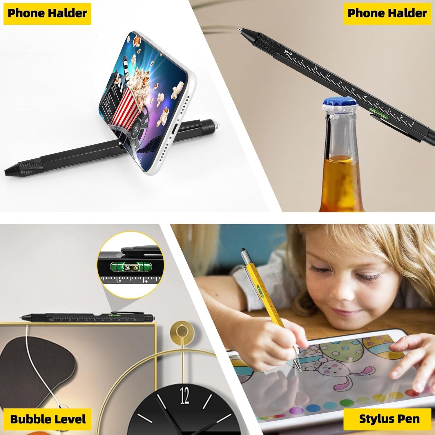 10 in 1 Multi Tool Pen Set – Christmas Gifts for Dad, Grandpa, Men – Stocking St