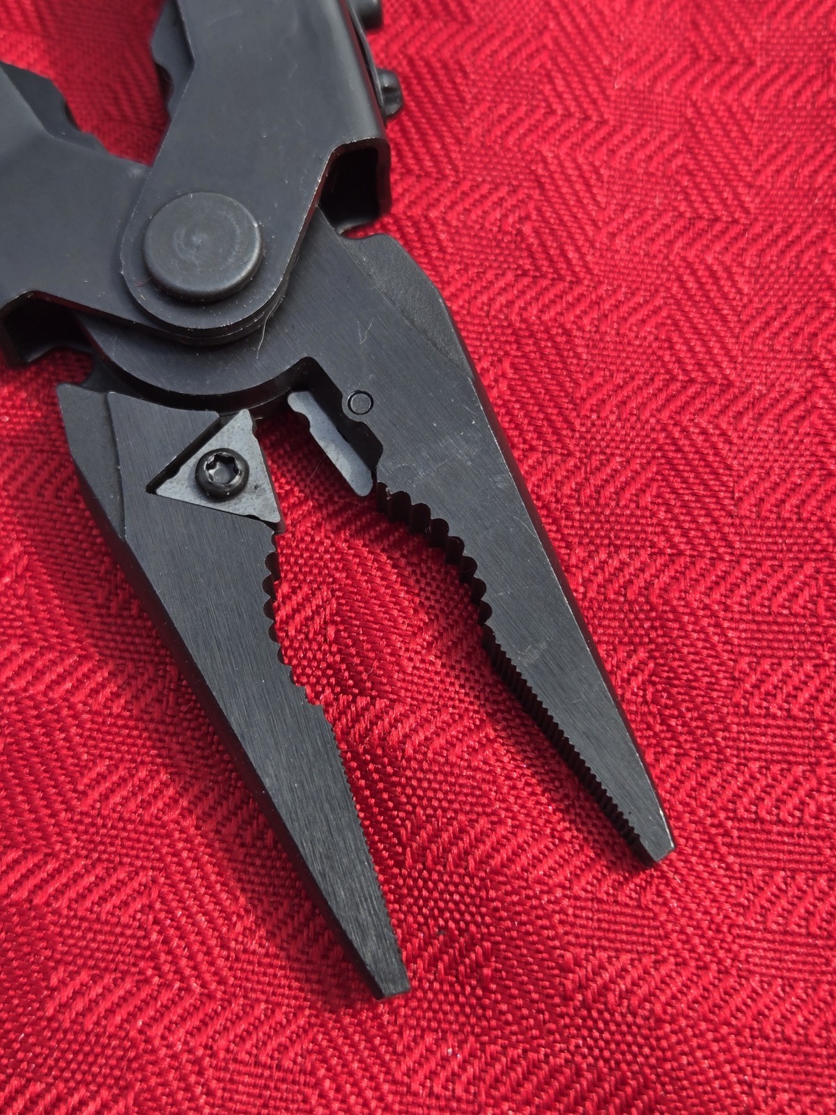 GERBER MP600 Black Oxide Finish Multi Tool Knife Plier w/sheath Carbide USA EXC