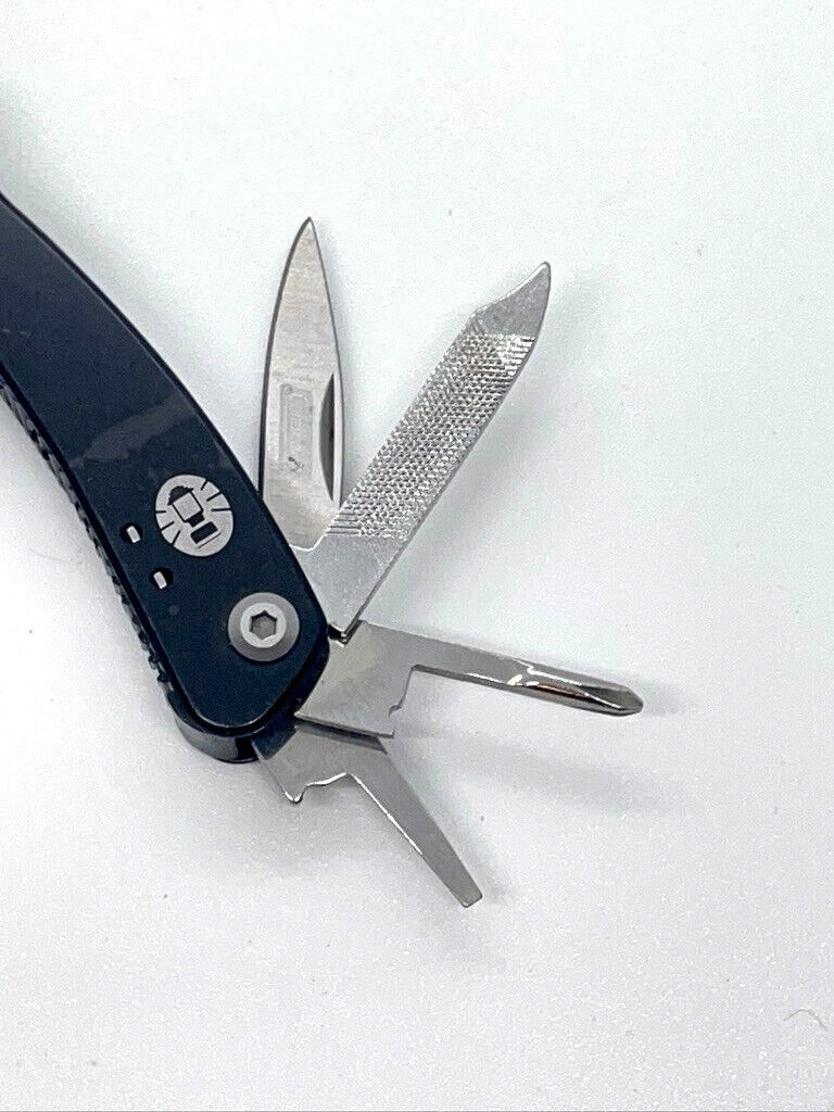 Coleman Mini Multi-Tool Lot Of 3 Pliers Knife Scissors Flashlight Camping EDC
